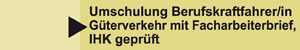 Umschulung Berufskraftverkehr IHK geprueft