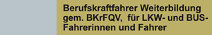 Berufskraftfahrer Weiterbildung