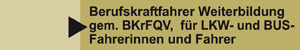 Berufskraftfahrer Weiterbildung